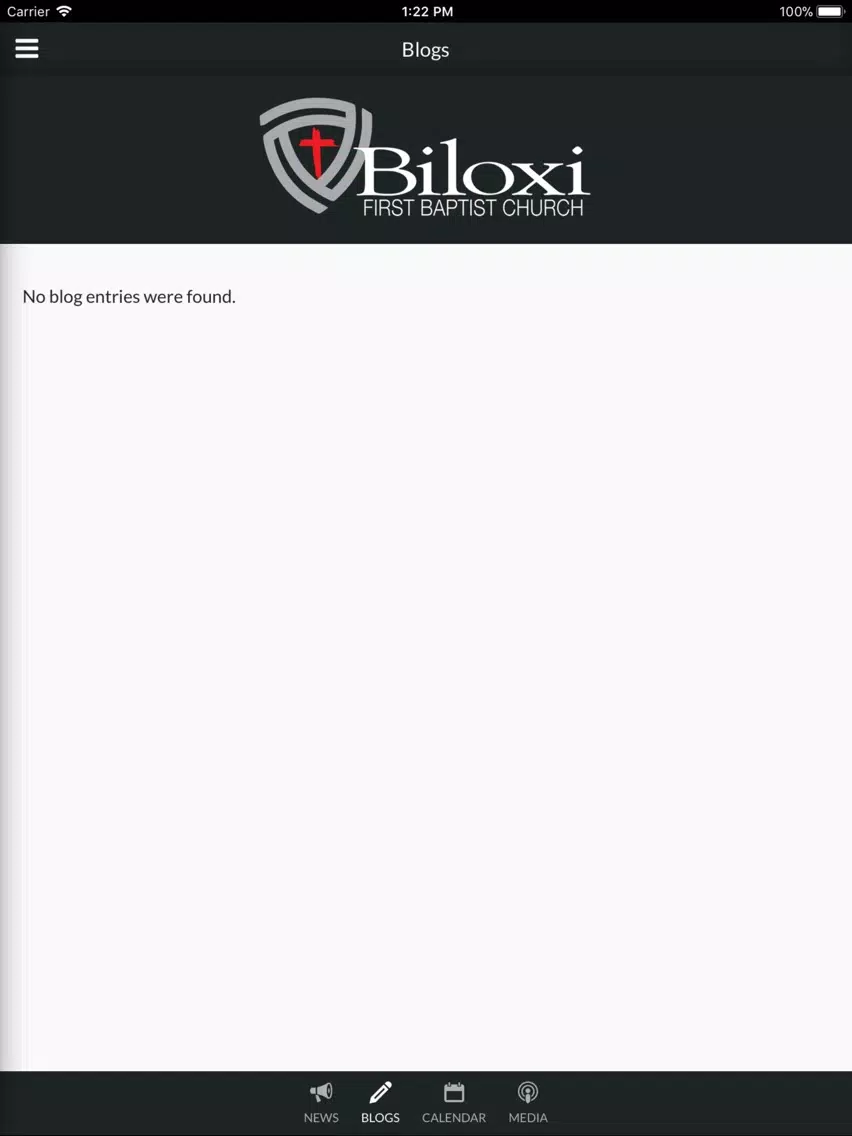 First Baptist Church Biloxi iPad Screenshots