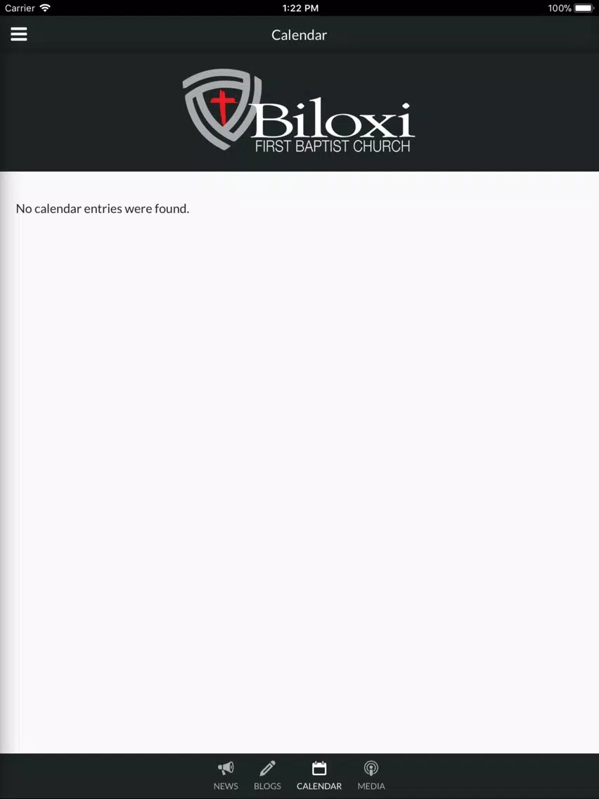 First Baptist Church Biloxi iPad Screenshots