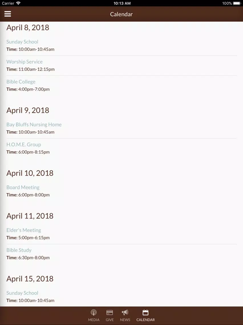 Meet Emmanuel iPad Screenshots