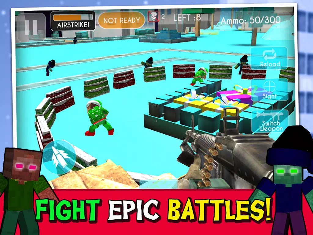ภาพหน้าจอของ Christmas Battle : Defend The Xmas Gifts iPad 