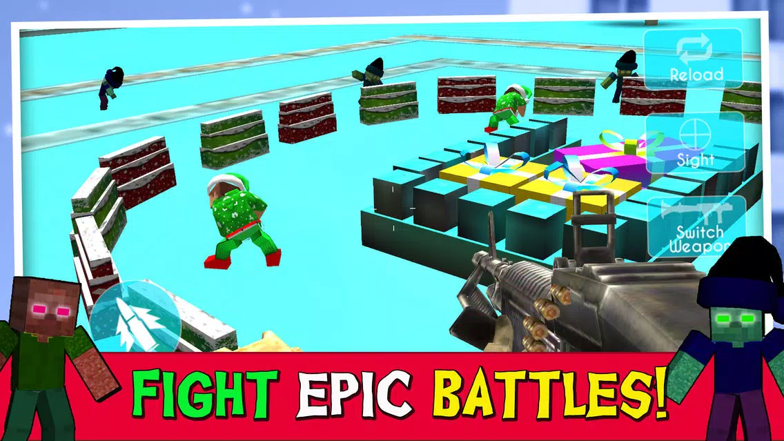 ภาพหน้าจอของ Christmas Battle : Defend The Xmas Gifts
