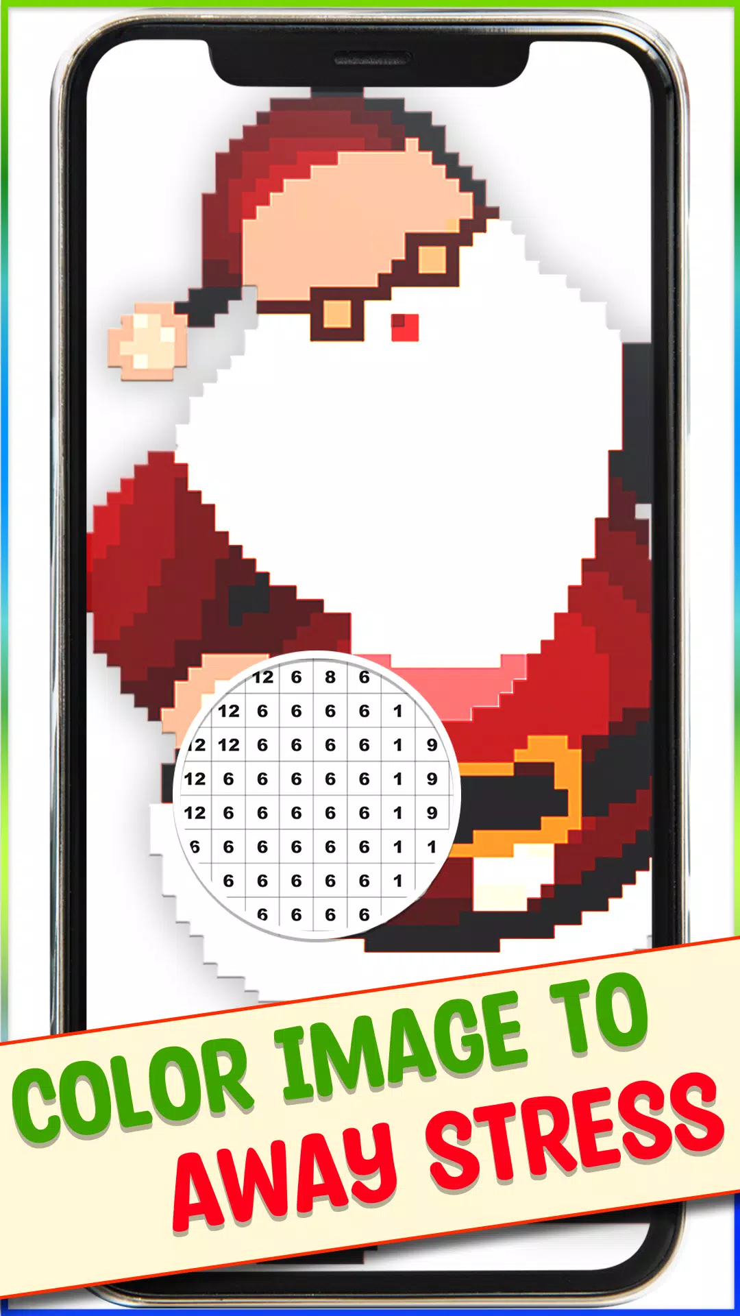 Christmas Pixel Art Coloring Screenshots