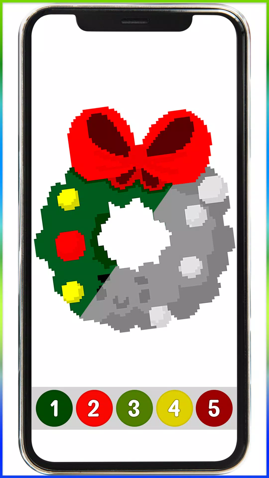 Christmas Pixel Art Coloring Screenshots