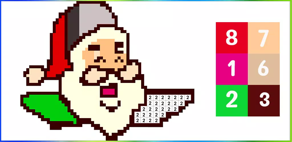 Christmas Pixel Art Coloring Screenshots