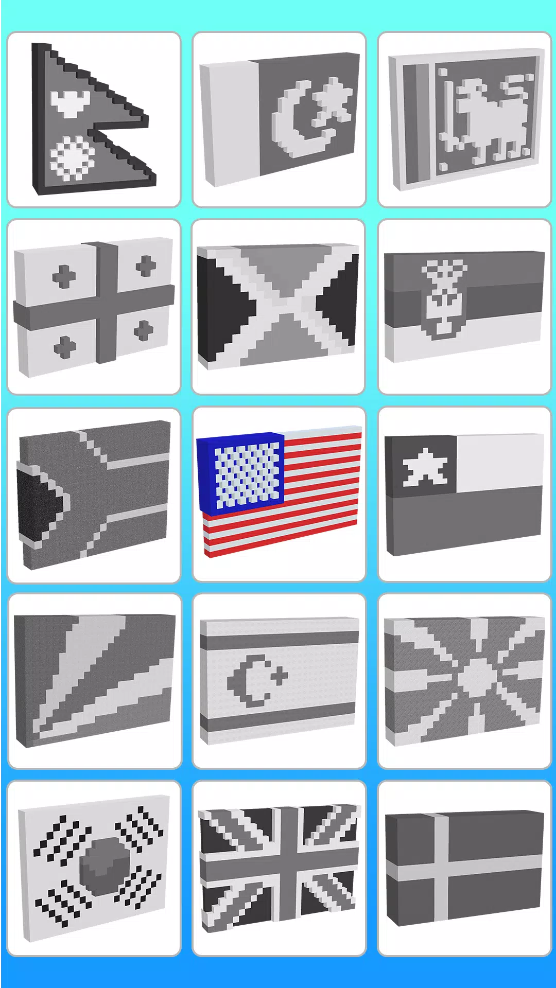 Flags Voxel Screenshots