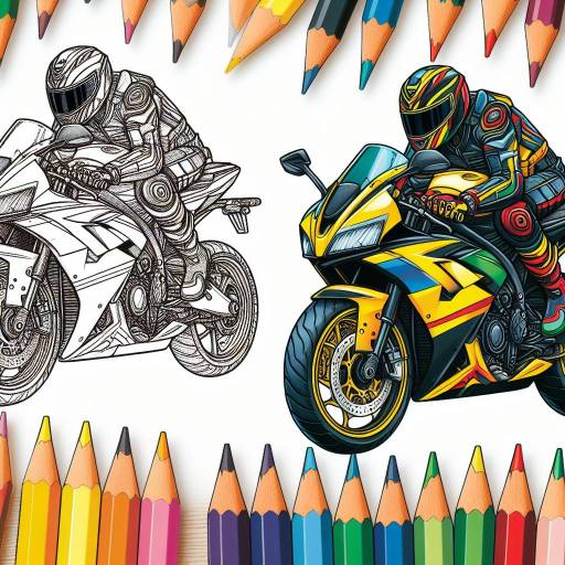 Bikes Color By Number