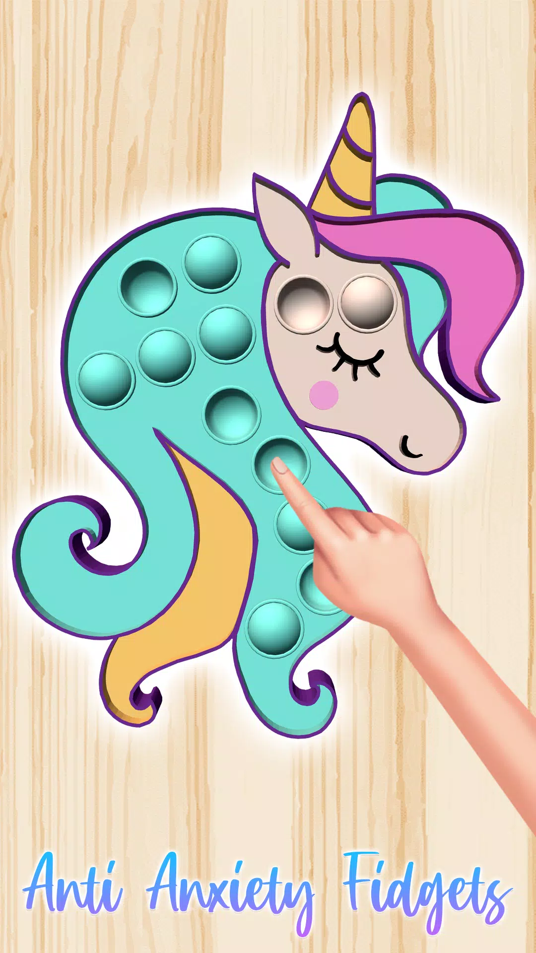 Pop It Unicorn Toys 3D ASMR سکرین شاٹس