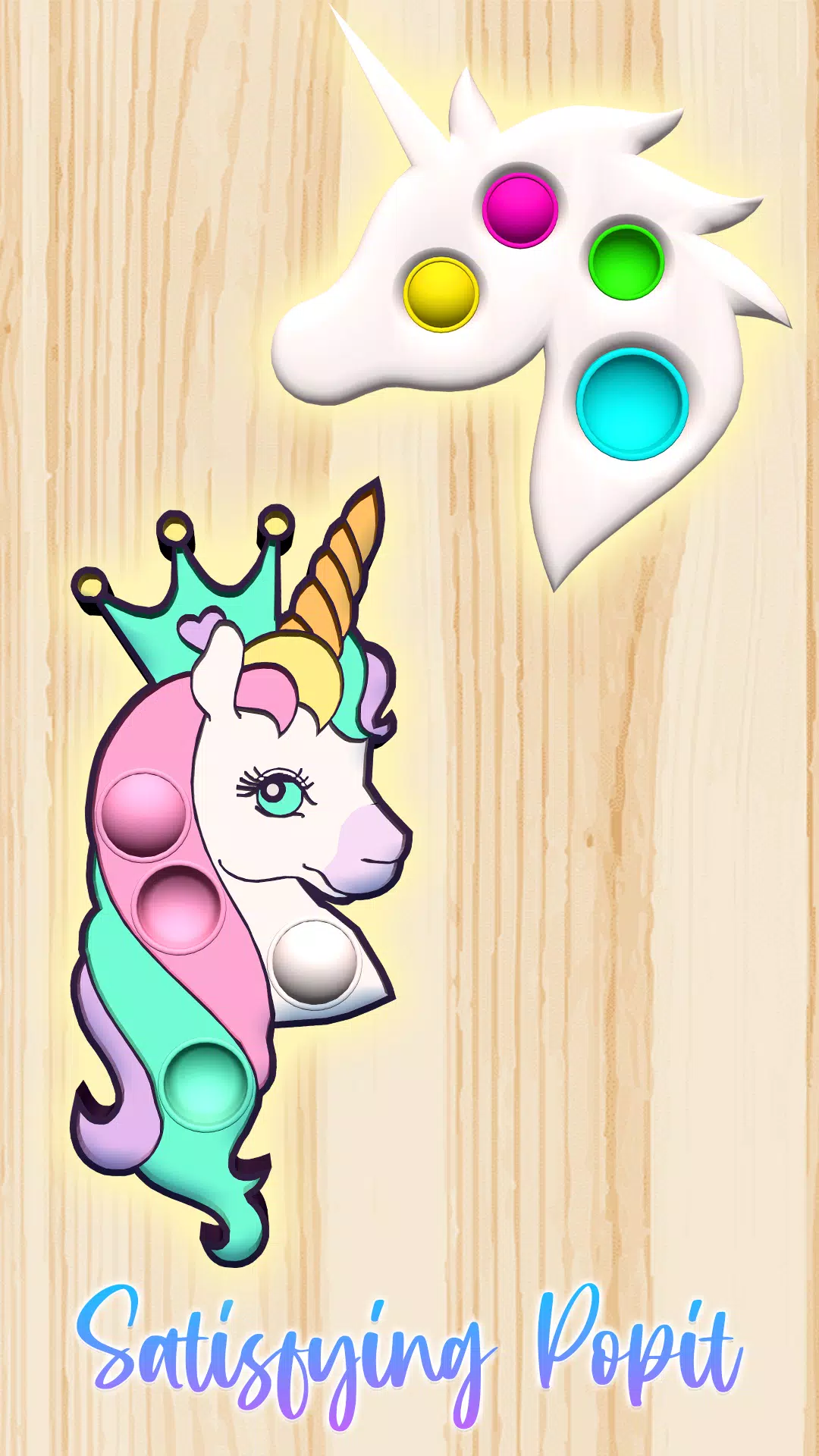 Pop It Unicorn Toys 3D ASMR سکرین شاٹس