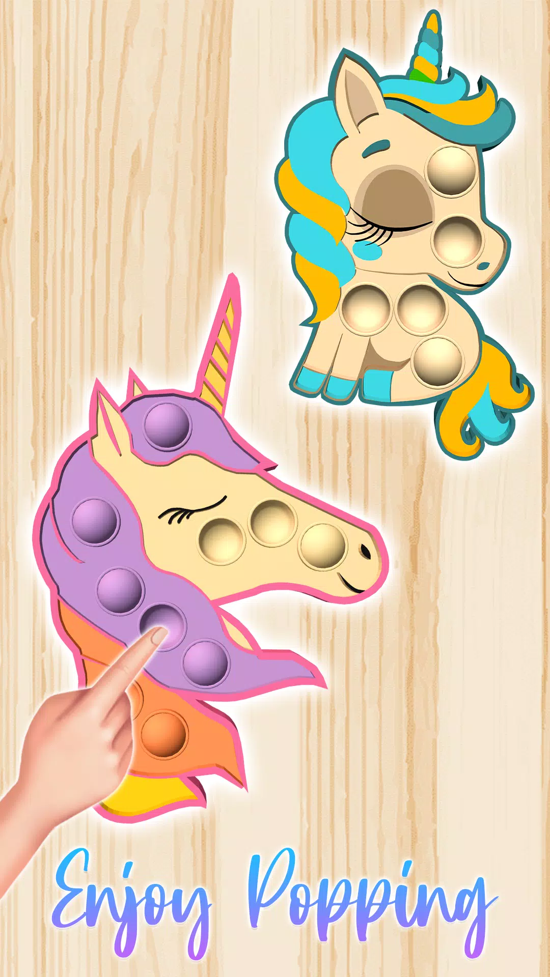 Pop It Unicorn Toys 3D ASMR سکرین شاٹس