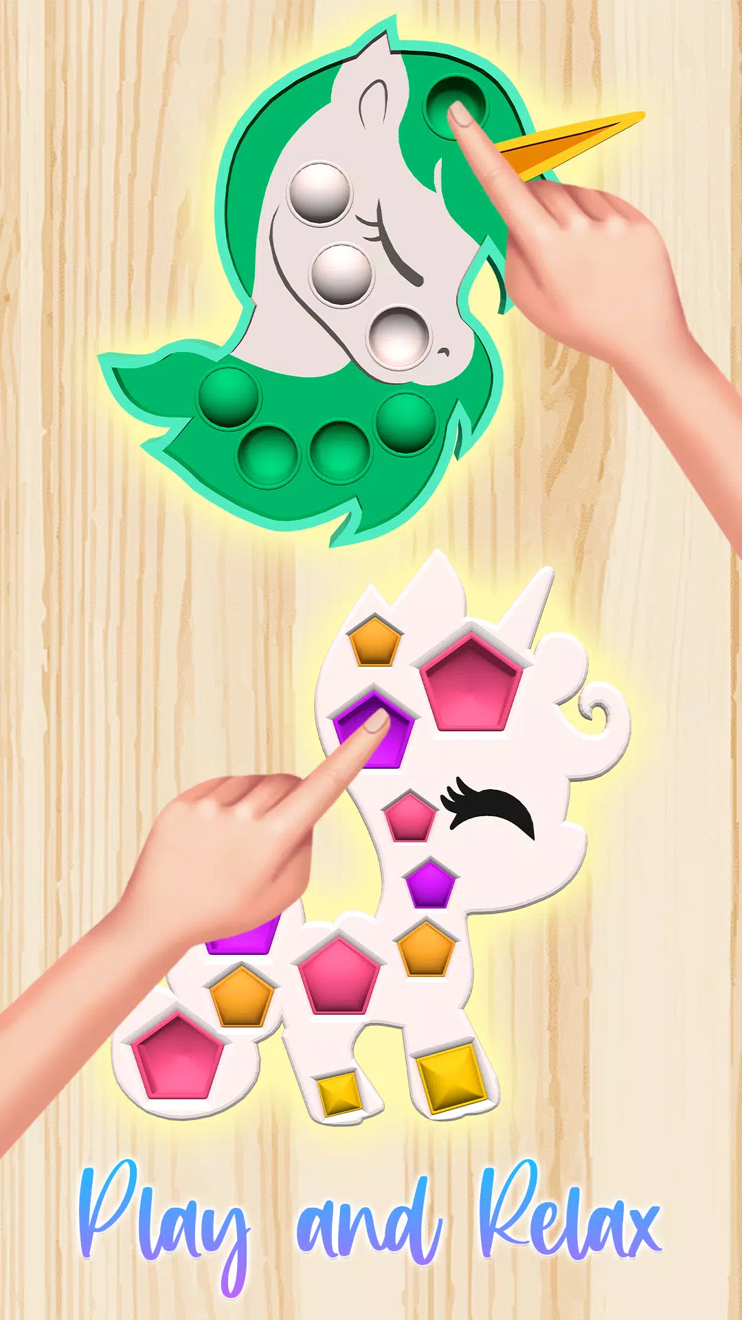 Pop It Unicorn Toys 3D ASMR سکرین شاٹس