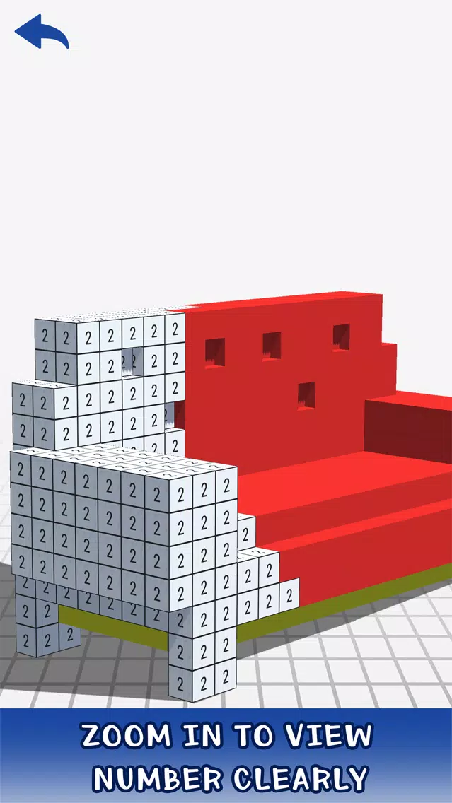 Voxel House Interior Coloring Screenshots
