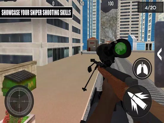 Sniper Destroy Terrorism City iPad  Screenshots