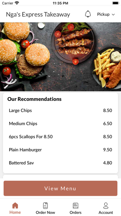 Ngas Express Takeaway Screenshots