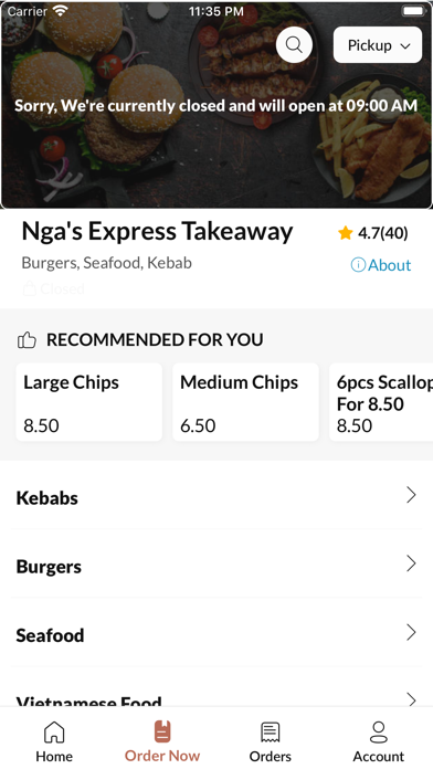 Ngas Express Takeaway Screenshots