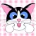 Tuxedo The Cat Stickers