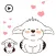 Cute Old English Sheepdog Dog