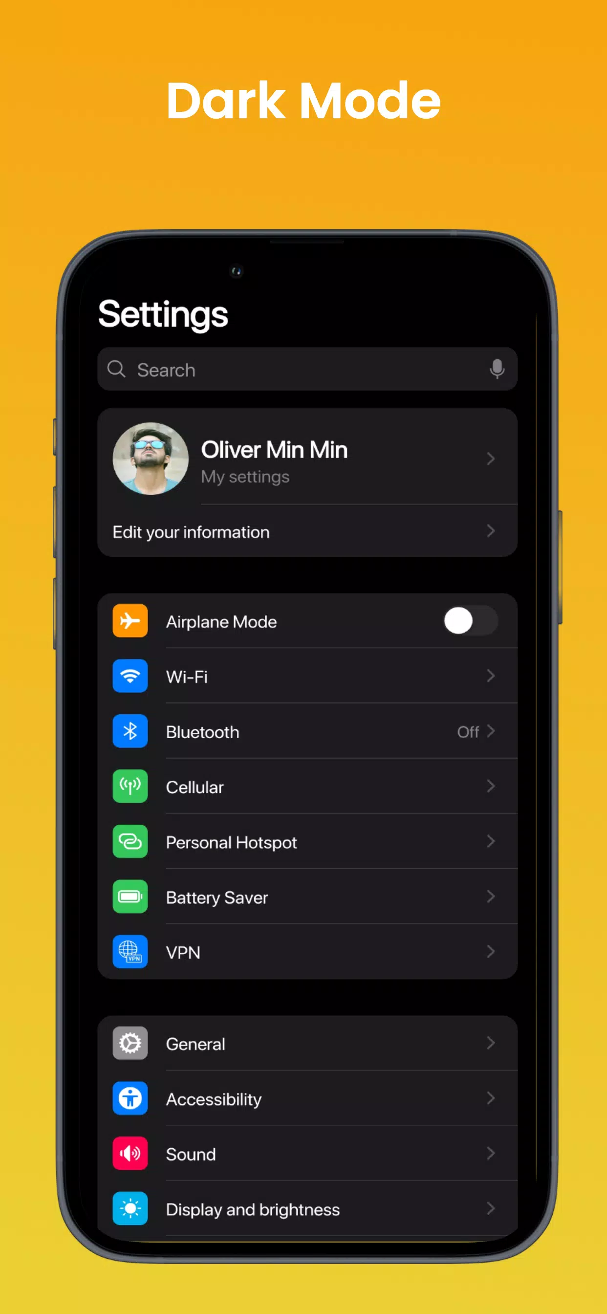 Phone16 Android Quick Settings Screenshots