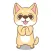 Shiba Cute Dog Stickers