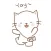 White Kitty Moving Emoji