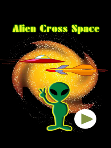Alien robots invaders run cross road in the space iPad Screenshots