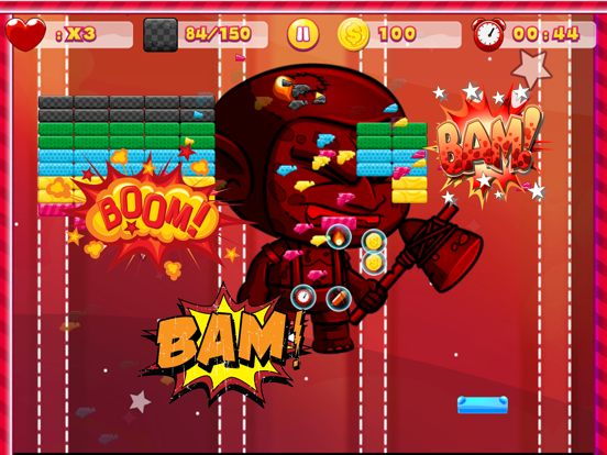 Swipe Brick Breaker Classic iPad  Screenshots