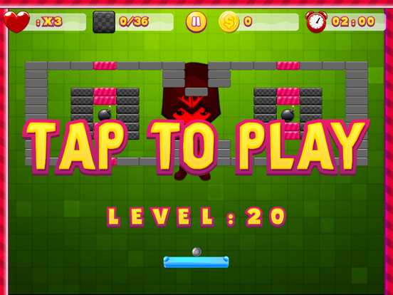 Swipe Brick Breaker Classic iPad  Screenshots