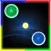 Neon Air Hockey Glow In The Dark Space Table Game