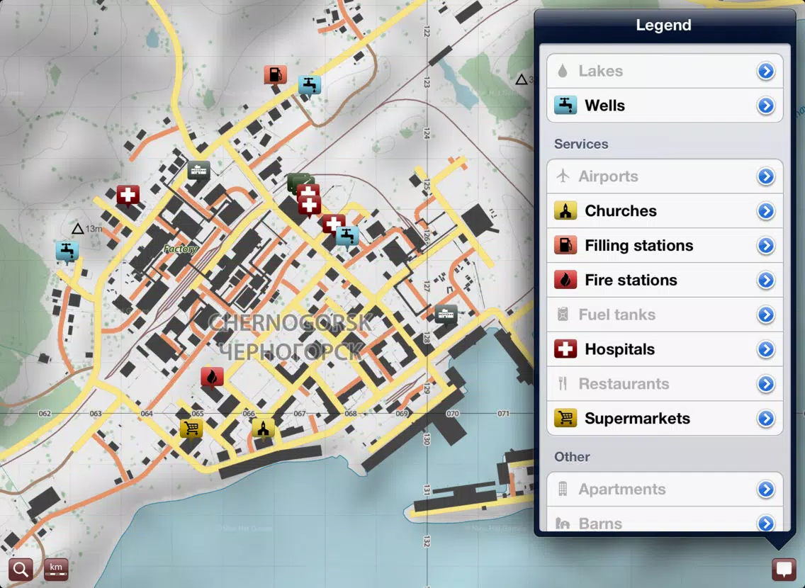 Bean Coast – DayZ Map and Guide iPad Screenshots
