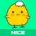 Kara Chicken - Cute Stickers by NICE Sticker