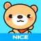 Fly Bear - Cute Stickers by NICE Sticker