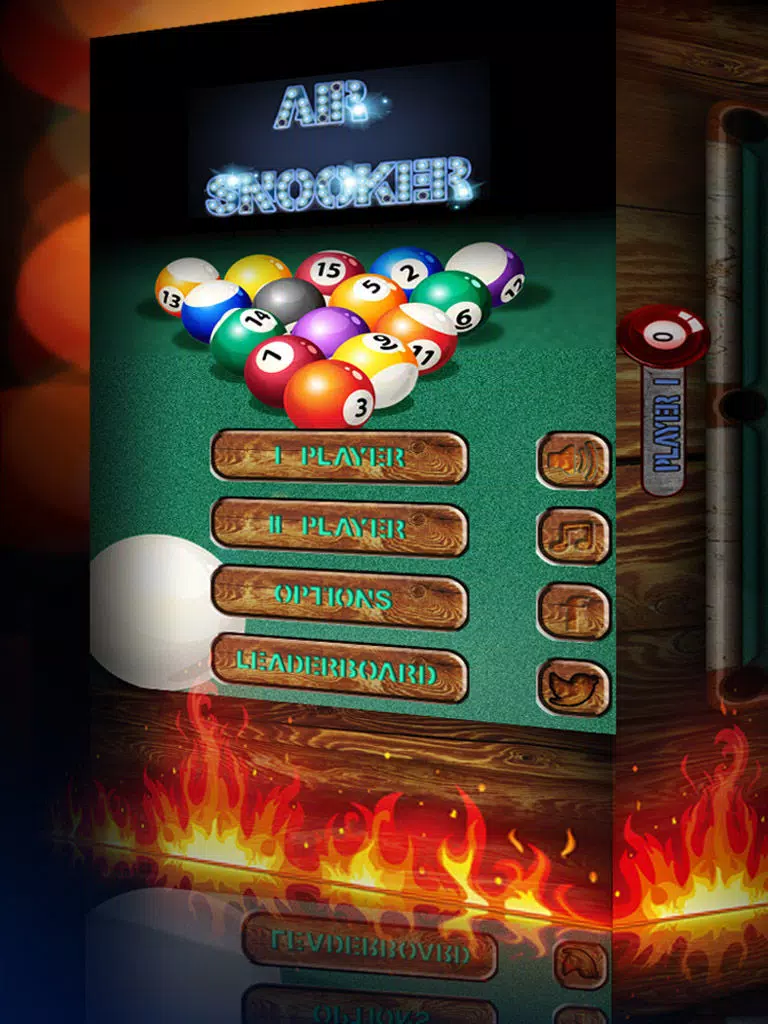 Air Snooker iPad  स्क्रीनशॉट