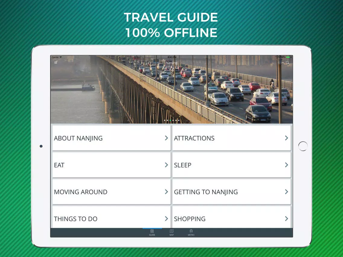 Nanjing Travel Guide with Maps iPad Screenshots