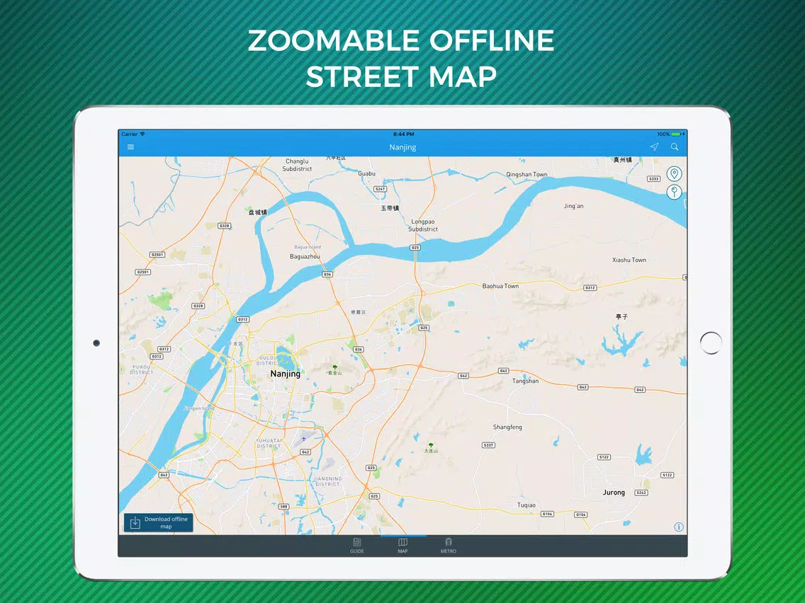 Nanjing Travel Guide with Maps iPad Screenshots