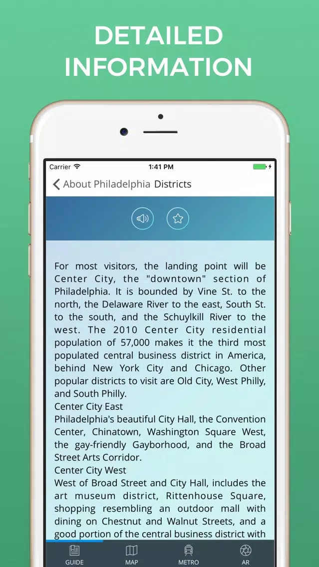 Philadelphia Travel Guide with Maps Screenshots