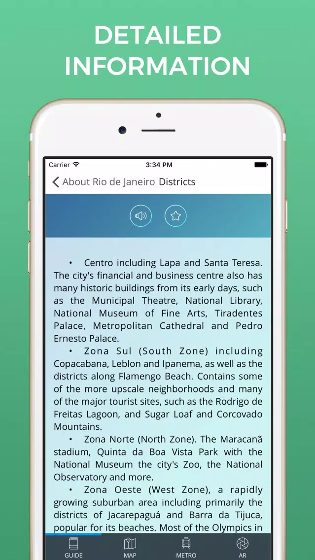 Rio de Janeiro Travel Guide with Maps Screenshots