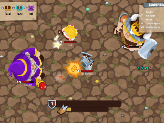 Capturas de pantalla de MiniGiants.io iPad 