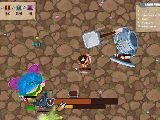 Capturas de pantalla de MiniGiants.io iPad 
