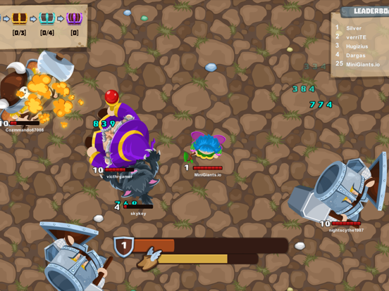Capturas de pantalla de MiniGiants.io iPad 