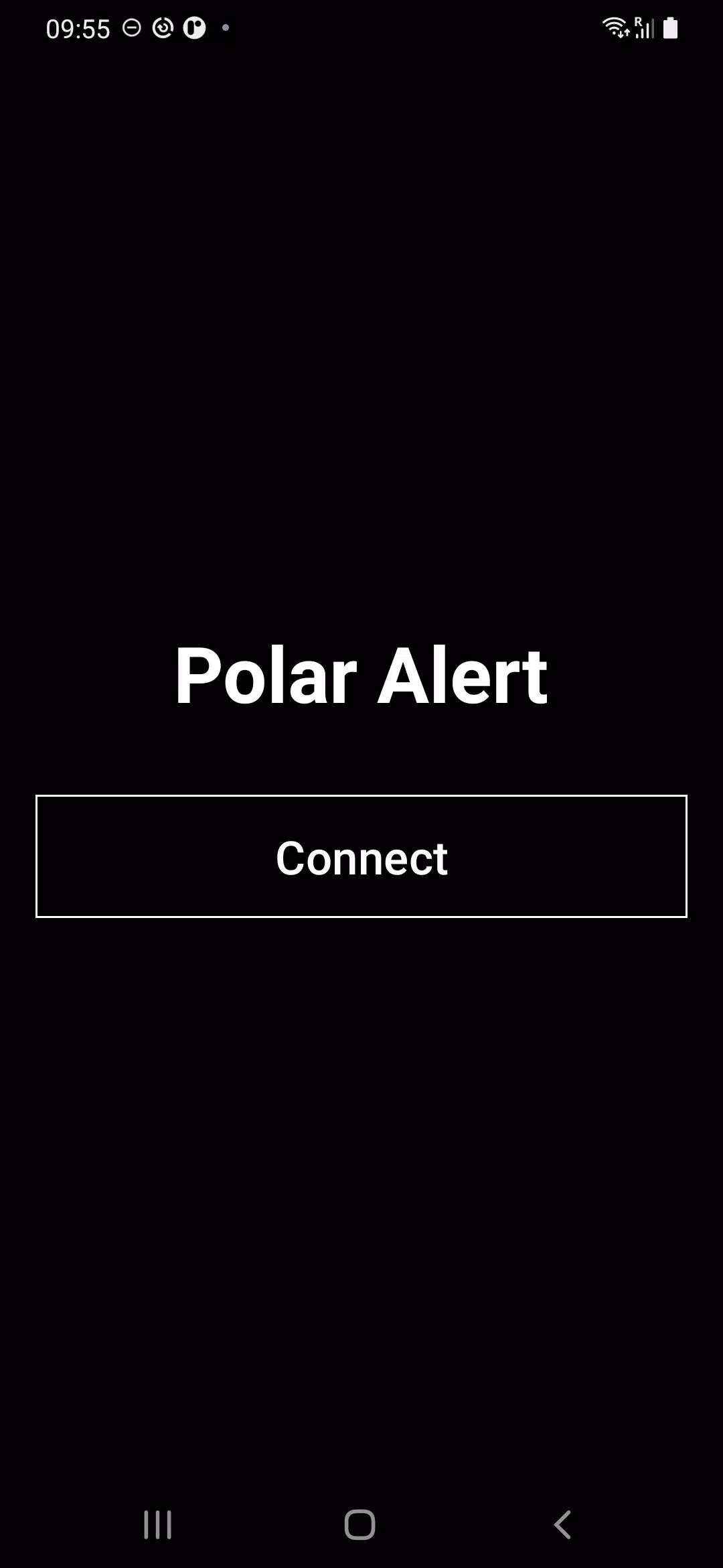 Polar Alert Screenshots