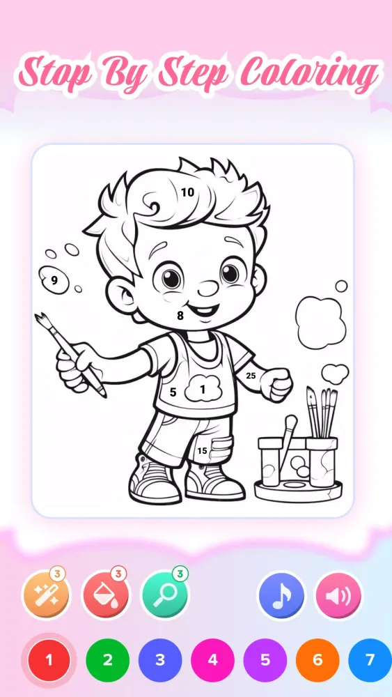 Kids Coloring game Screenshots