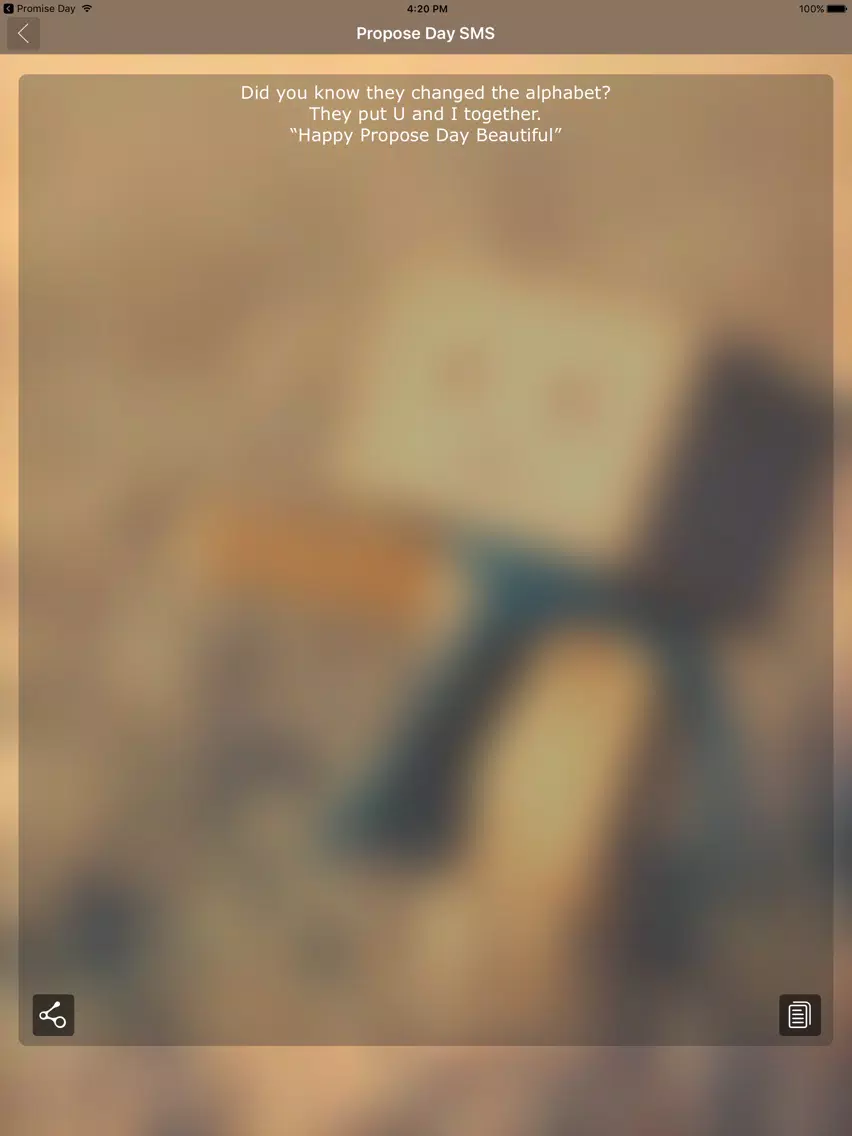 Propose Day 2020 iPad Screenshots