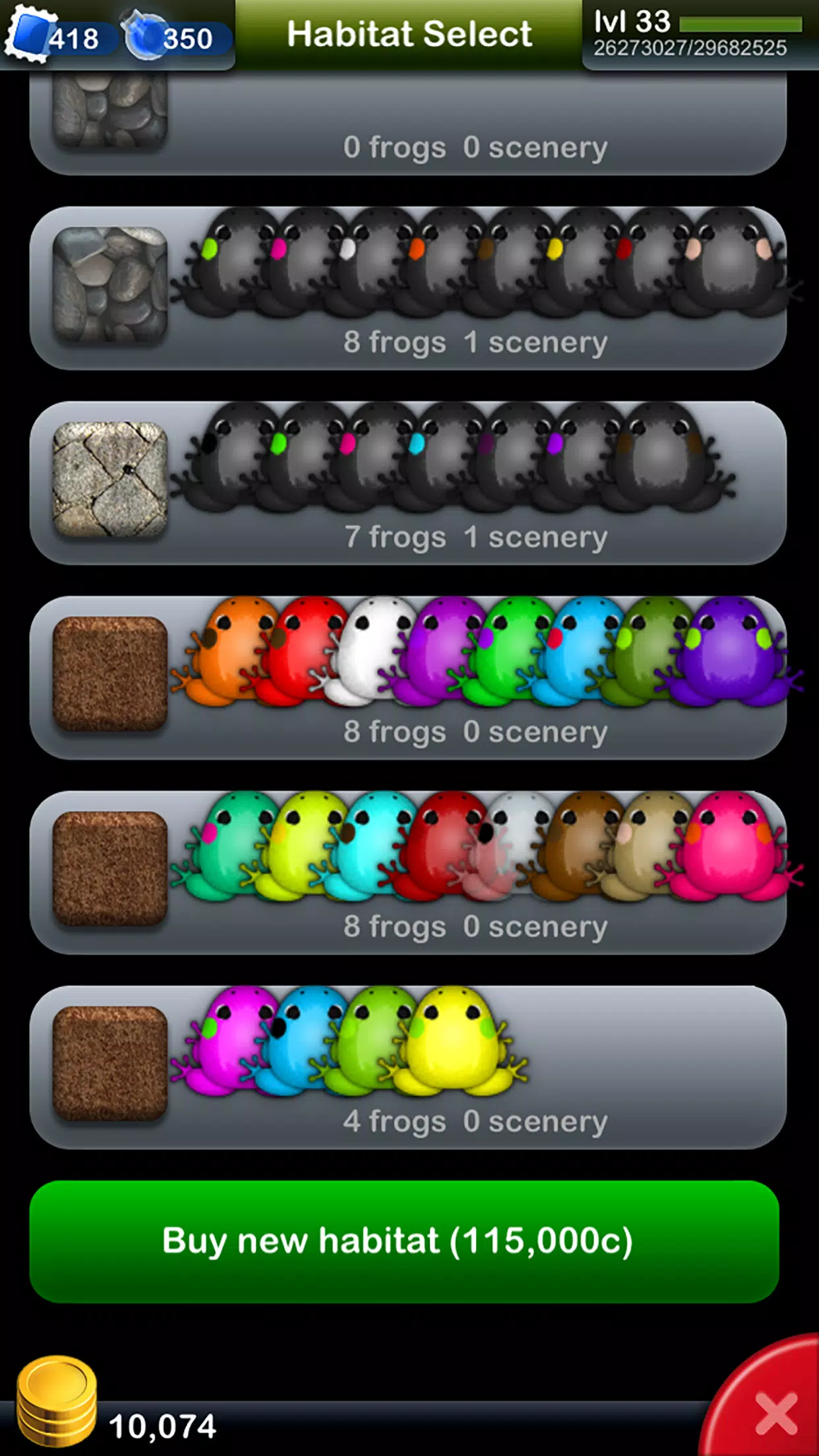 Pocket Frogs Screenshots