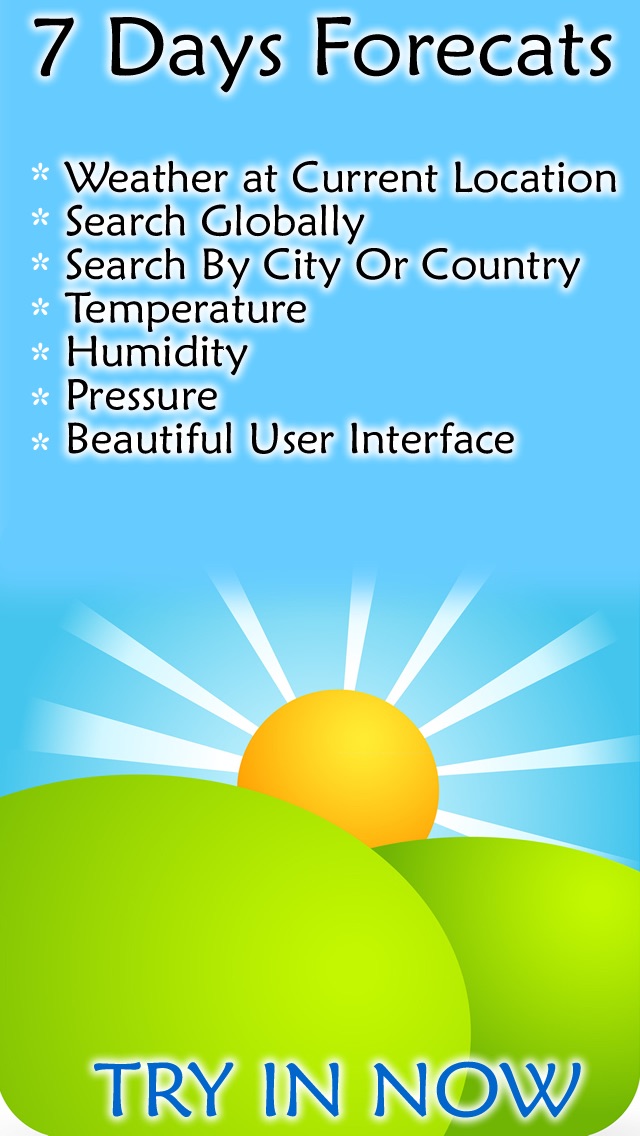 Screenshot di Weather forecast app - 7 days Free weather forecasts for your current location and all over the world