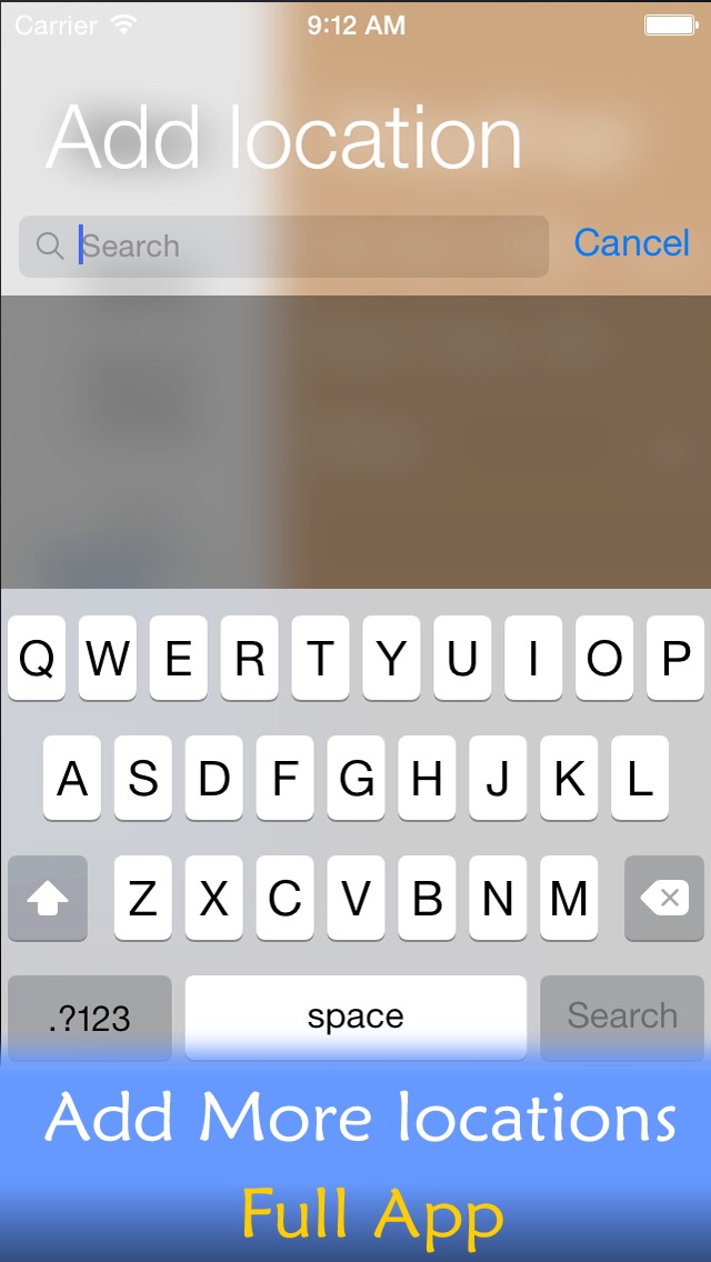 Screenshot di Weather forecast app - 7 days Free weather forecasts for your current location and all over the world