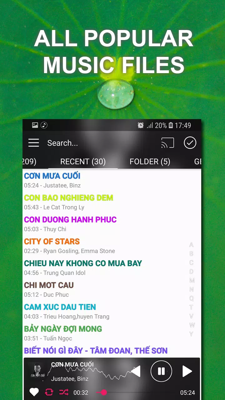 Music player Screenshots