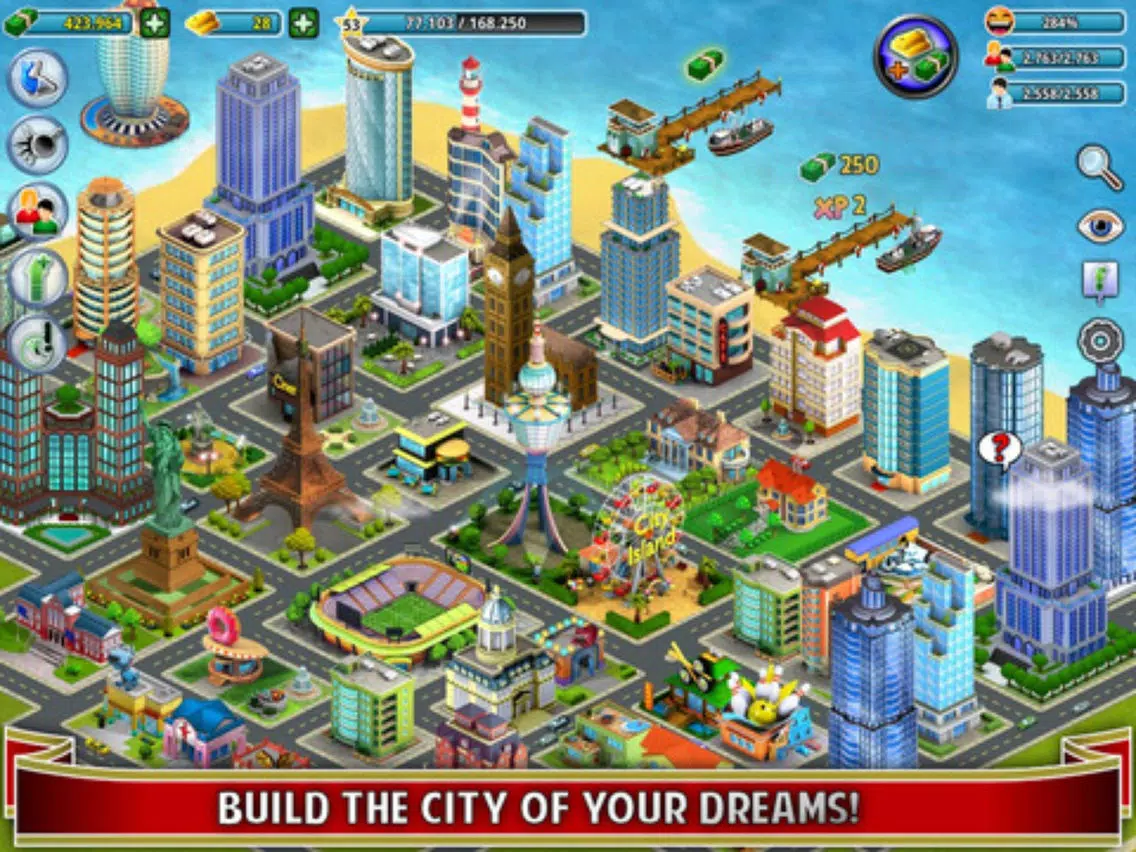 Virtual City - Building Sim : City Building Simulation Game, Build a Village iPad  Screenshots