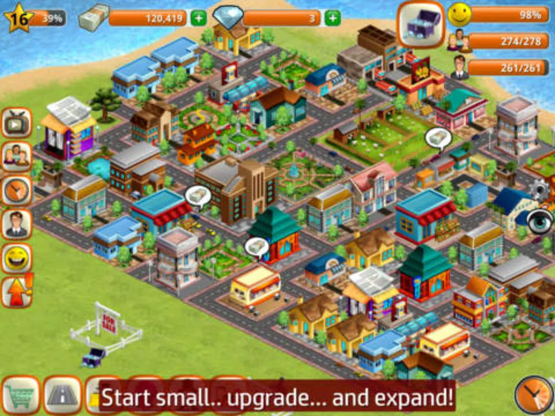 Virtual City - Building Sim : City Building Simulation Game, Build a Village iPad  Screenshots