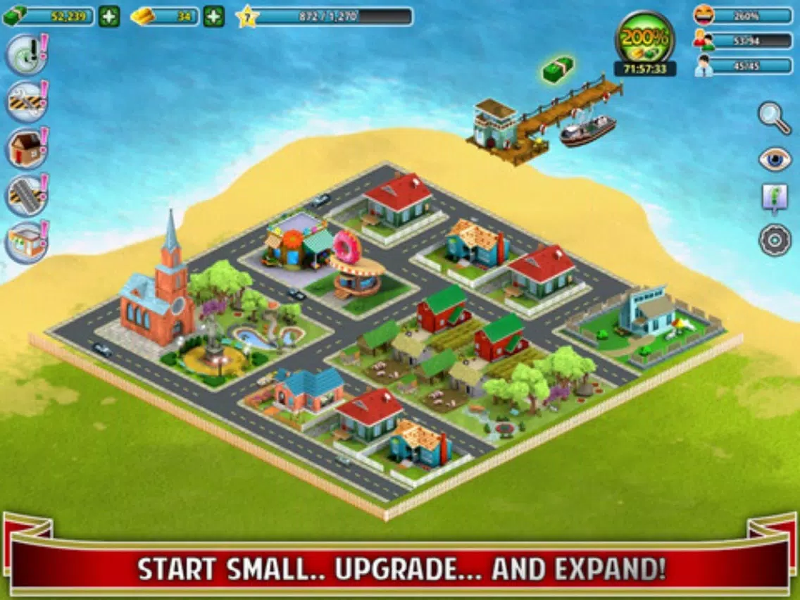Virtual City - Building Sim : City Building Simulation Game, Build a Village iPad  Screenshots