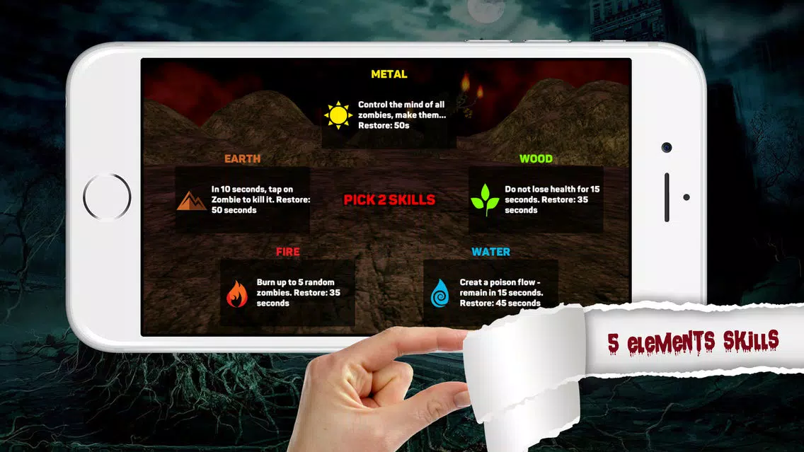 Screenshot di Zombies Finger Fight