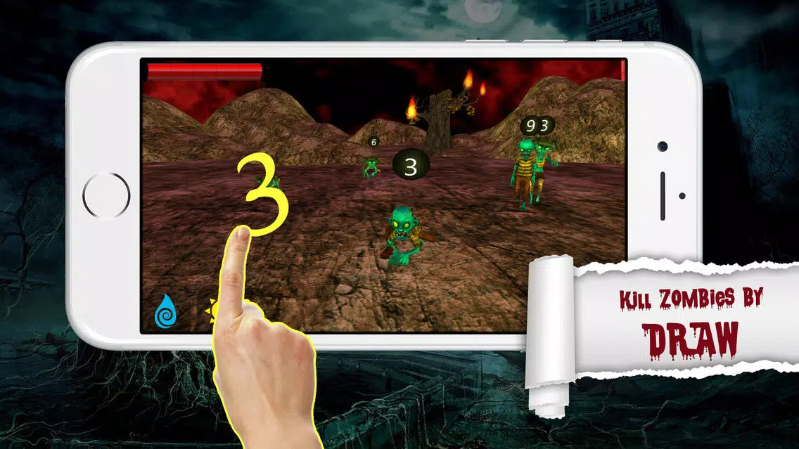 Screenshot di Zombies Finger Fight